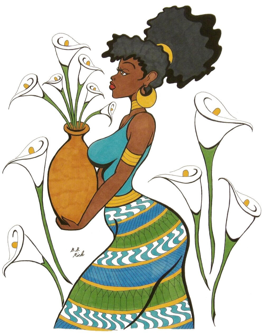 Cultivating Beauty by B.B. Rich - A little action today can bloom into something great tomorrow. Collect a Work of Art